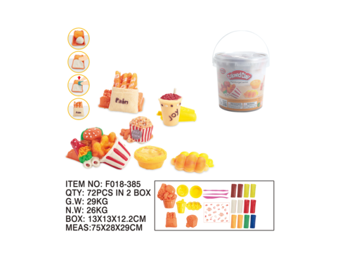 Mud & Play Clay Baked Food Medium